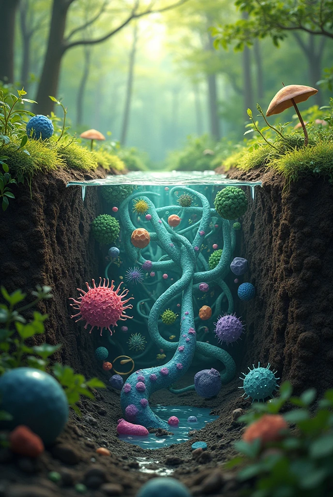 an image representing in situ bioremediation