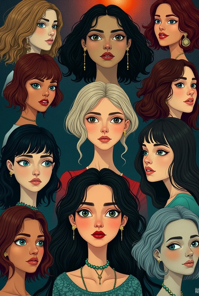 Graphic Novel of the book Women with Big Eyes by Aunt Chila