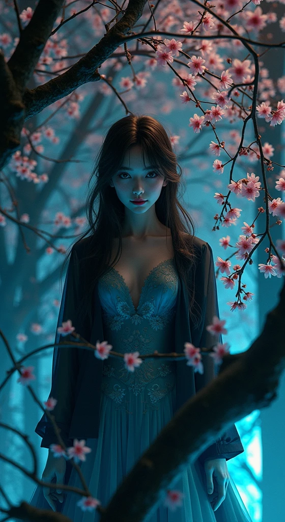 Same image,cherry background,In 4k