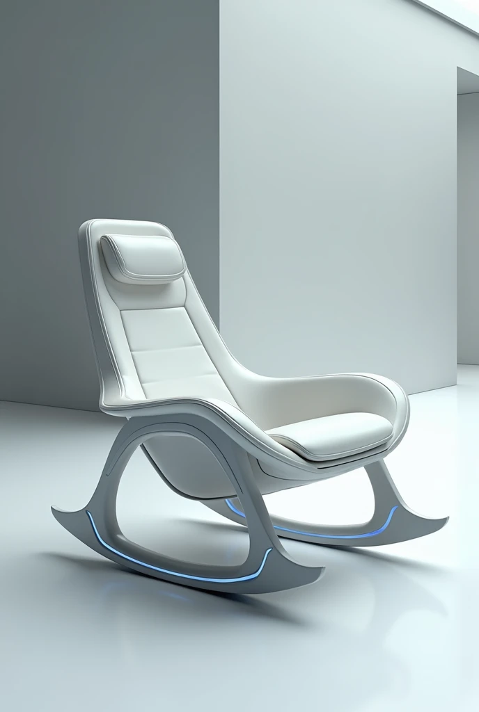 Futuristic design rocking chair