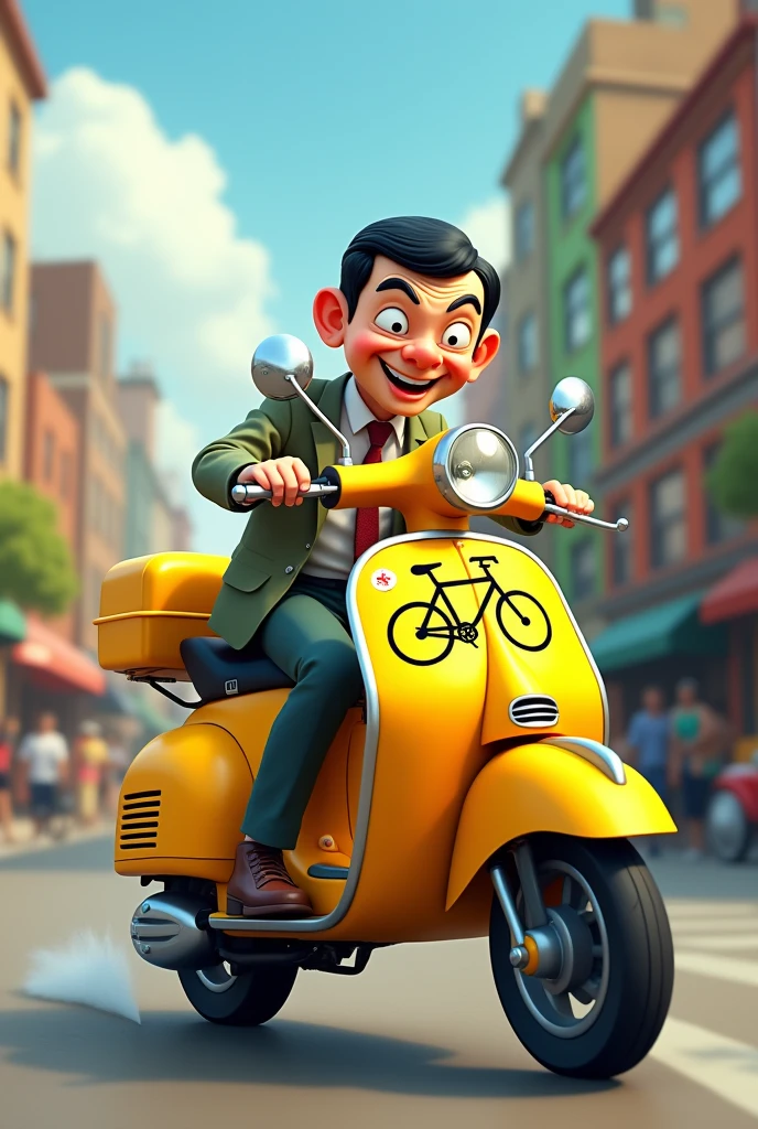 Mr Bean bike , Trampo&#39;s Bike Logo 