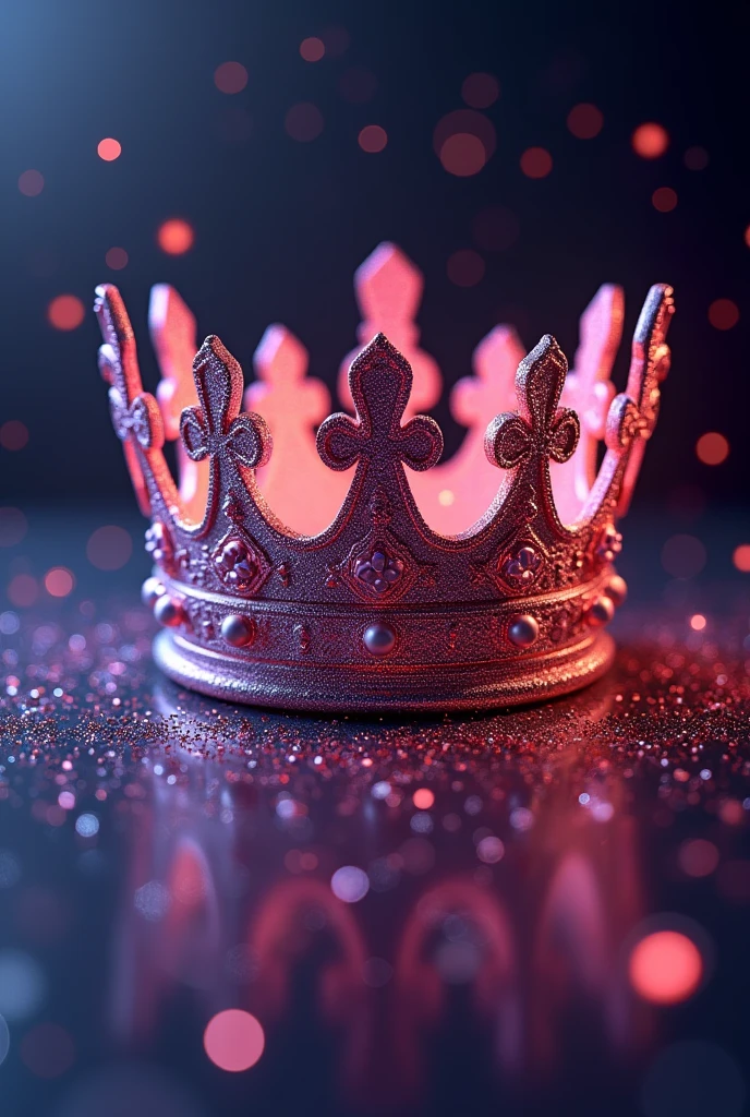 title "Cris-mar clothing" crown and glitter background crown in corner with 3d letters with mucganluz and glitter