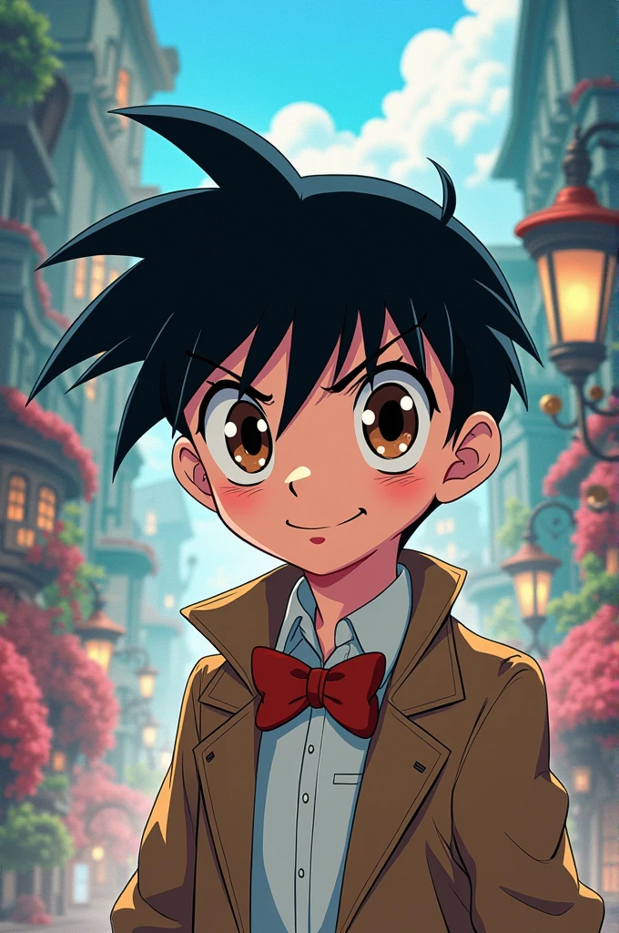Detective conan character in disney style animation