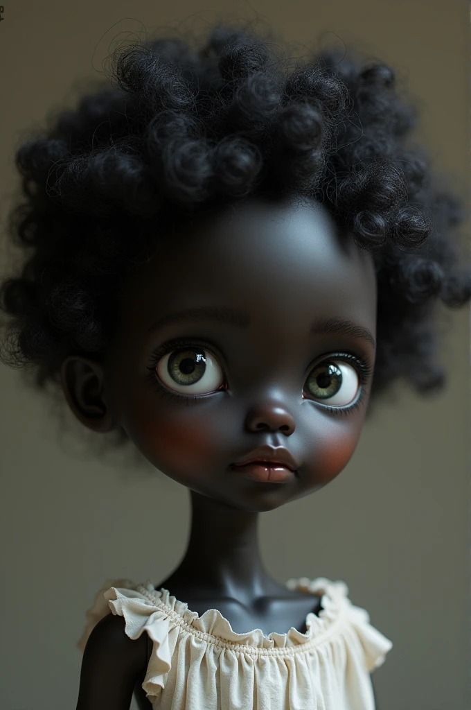 Tender black skin doll