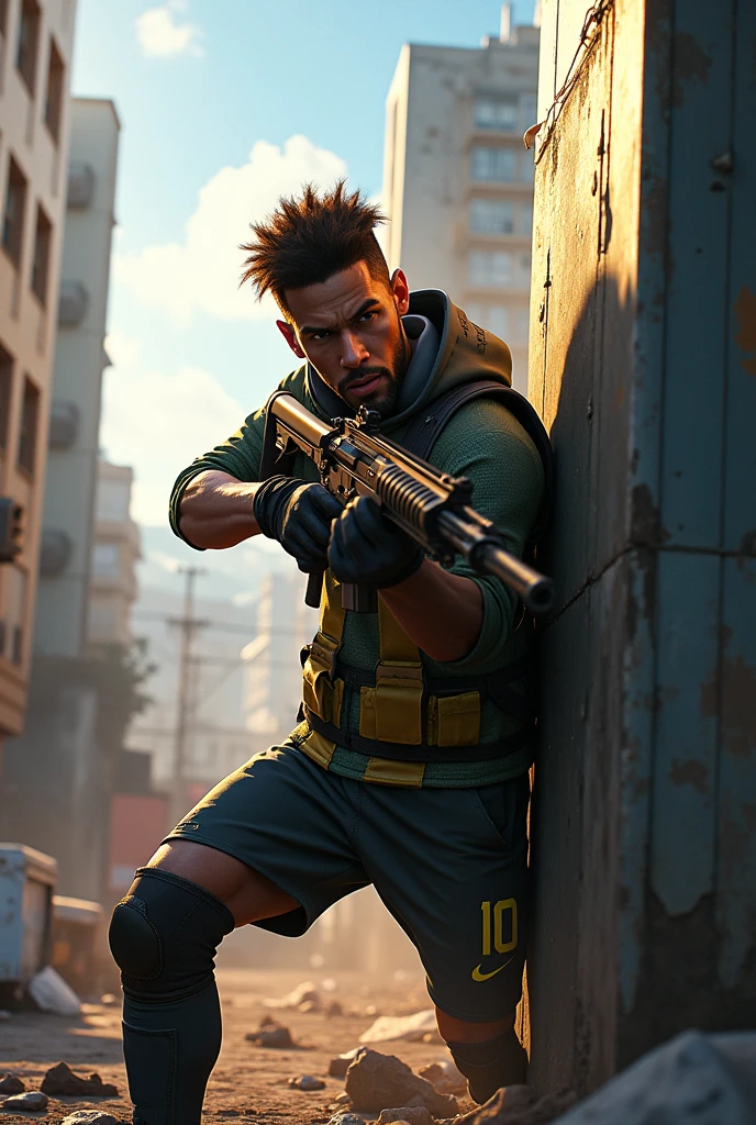 Neymar pulling cover in free fire