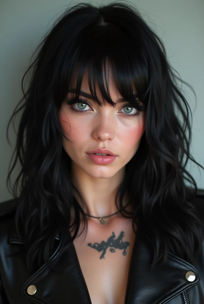 A transvestite person(let it be noticed) black haired and 40 years old