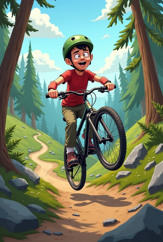 Mr Bean in mtb