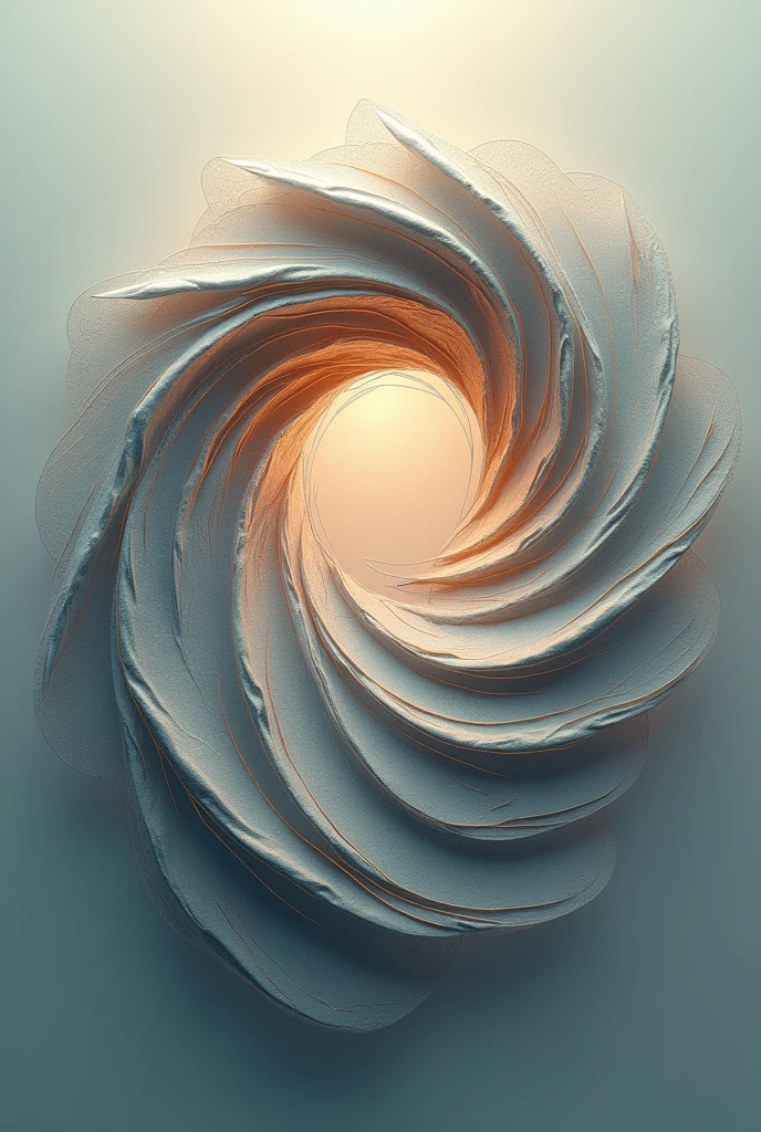 fibonacci spiral logo design, album cover art, drawing, detailed intricate fibonacci spiral pattern, abstract fractal design, dynamic symmetrical composition, digital art, elegant minimalist style, muted color palette, soft lighting, cinematic atmosphere, high quality, 8k, photorealistic, detailed textures, crisp edges, masterpiece