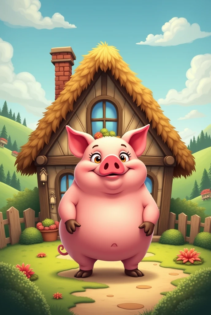 Pig named after pig's house