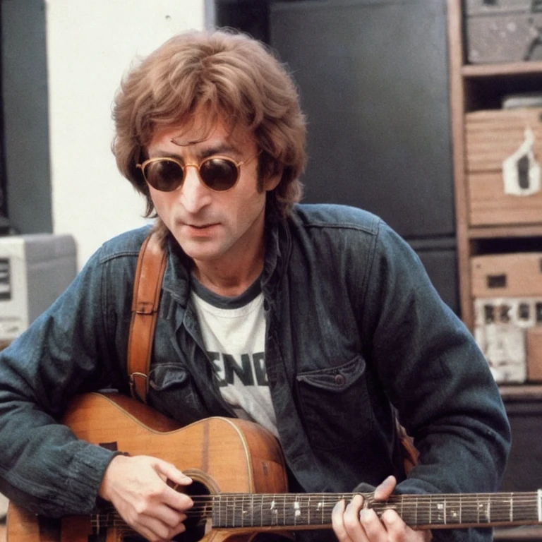 photo of lennon_Playing Fortnite in 1980