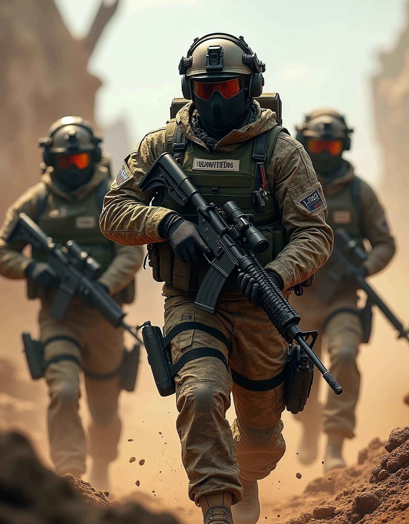 Make an image for a free fire team called HUNTER CC