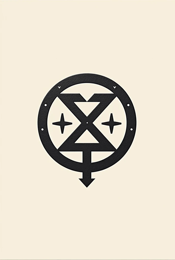 Logo for a brand specializing in the manufacture of leather goods that has runes as elements "Gebo" and "Ansuz"