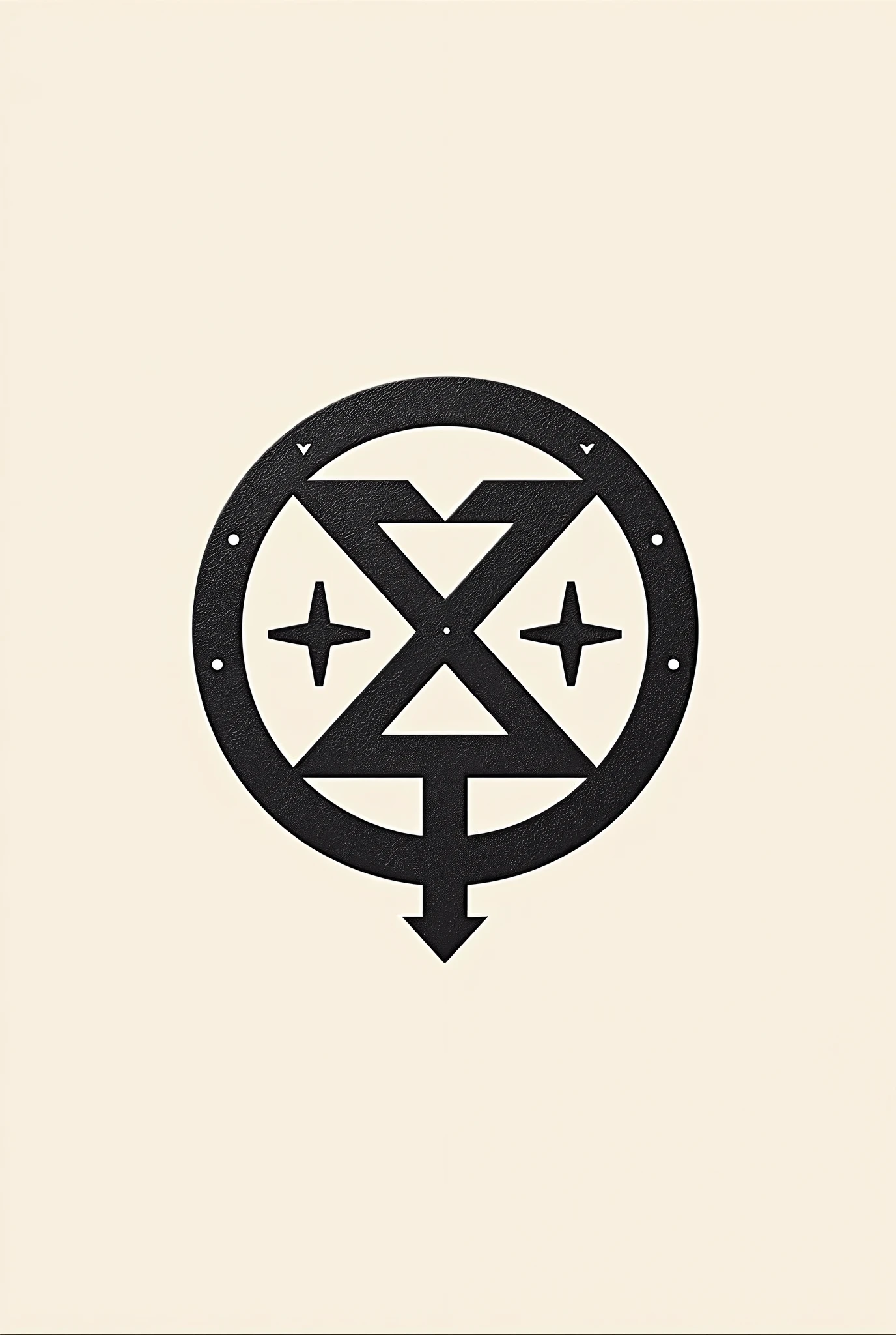 Logo for a brand specializing in the manufacture of leather goods that has runes as elements "Gebo" and "Ansuz"