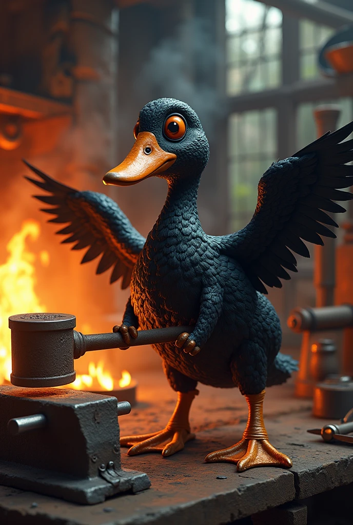 Blacksmith duck