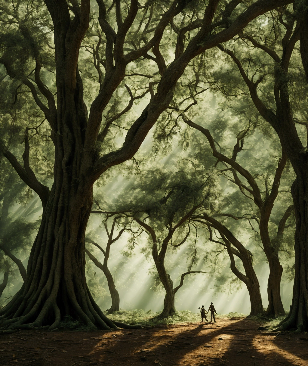 They tied me to a tree in this grove and left me to die.