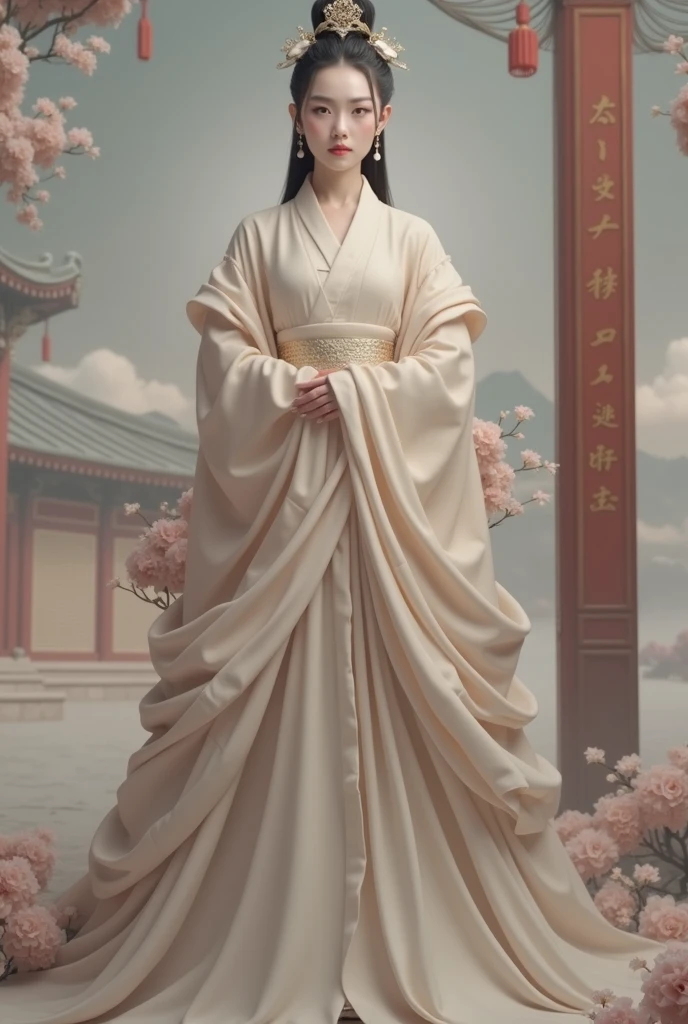 (8k, Highest quality, masterpiece:1.2), (Realistic:1.4), RAW Photos, Highest quality, Ultra-high resolution, Best Shadow, (whole body:1), Heroines in History, Cleavage, (ancient China), ((((赤いHanfu)))),Large and amazing environment, Horror, dark Horror, Highly detailed facial features, Beautiful and perfect face, Perfect Eyes, Perfect Fingers,Empress of China, Beautiful Fantasy Empress, ((Beautiful Fantasy Empress)), ancient Chinaの王女, Hanfu, Chinese traditional, ancient Chinaの芸術スタイル, China Princess,