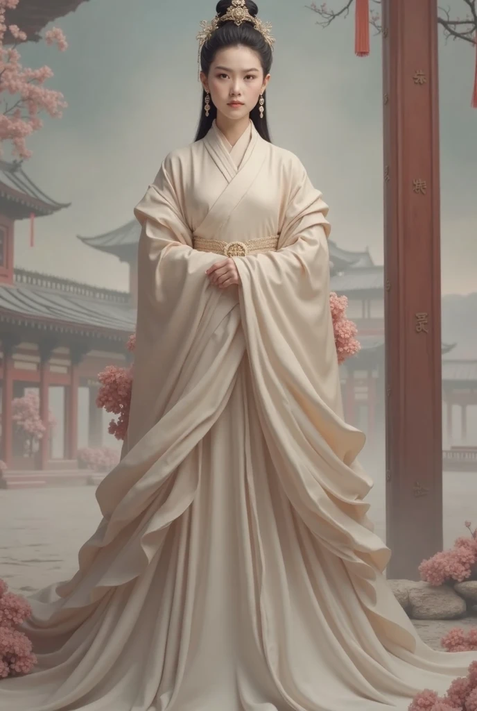 (8k, Highest quality, masterpiece:1.2), (Realistic:1.4), RAW Photos, Highest quality, Ultra-high resolution, Best Shadow, (whole body:1), Heroines in History, Cleavage, (ancient China), ((((赤いHanfu)))),Large and amazing environment, Highly detailed facial features, Beautiful and perfect face, Perfect Eyes, Perfect Fingers,Empress of China, Beautiful Fantasy Empress, ((Beautiful Fantasy Empress)), ancient Chinaの王女, Hanfu, Chinese traditional, ancient Chinaの芸術スタイル, China Princess, Red gorgeous costume、