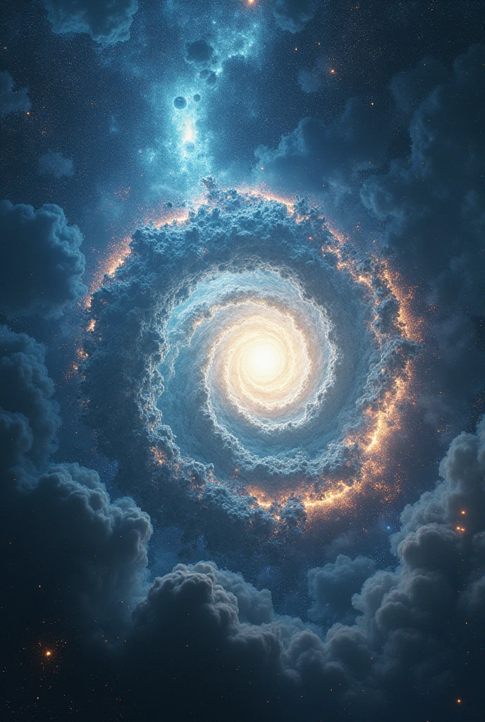 Create what the end and beginning of the universe is like