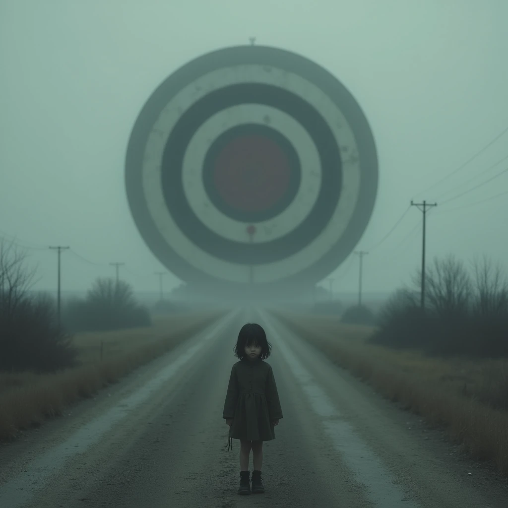 road, girl, Scene being talked about, haunting, Large target