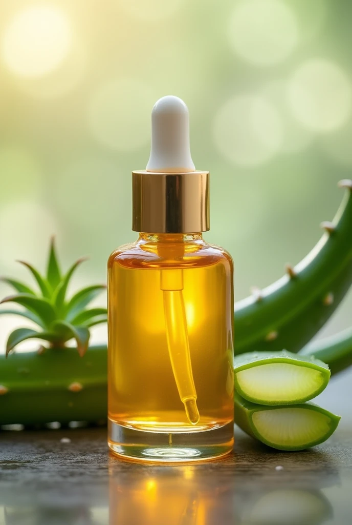 Yellow aloe vera anti-wrinkle oil