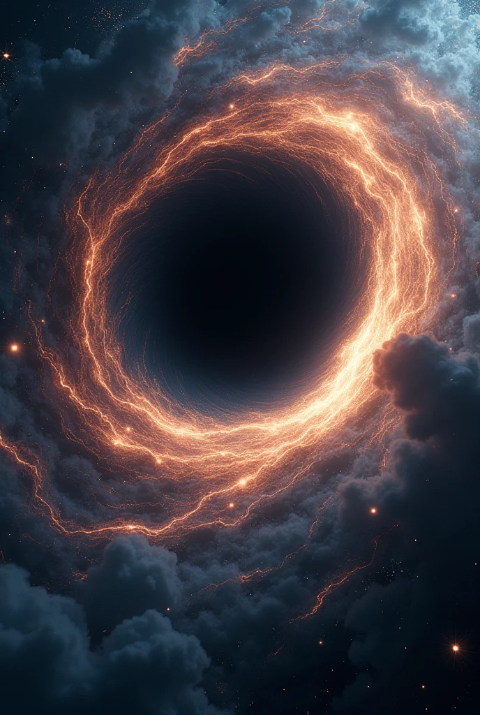 Create what a black hole looks like 