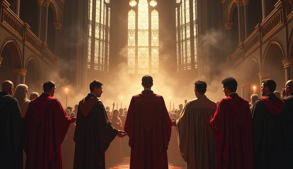 Men Sermoning with Church Bells