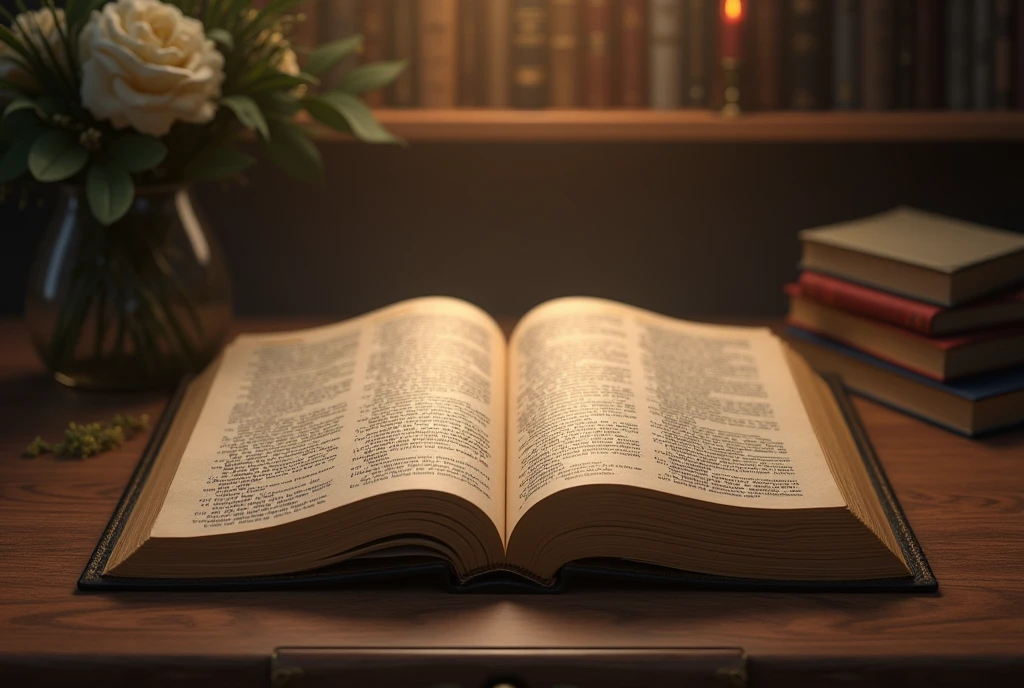 bible on open table