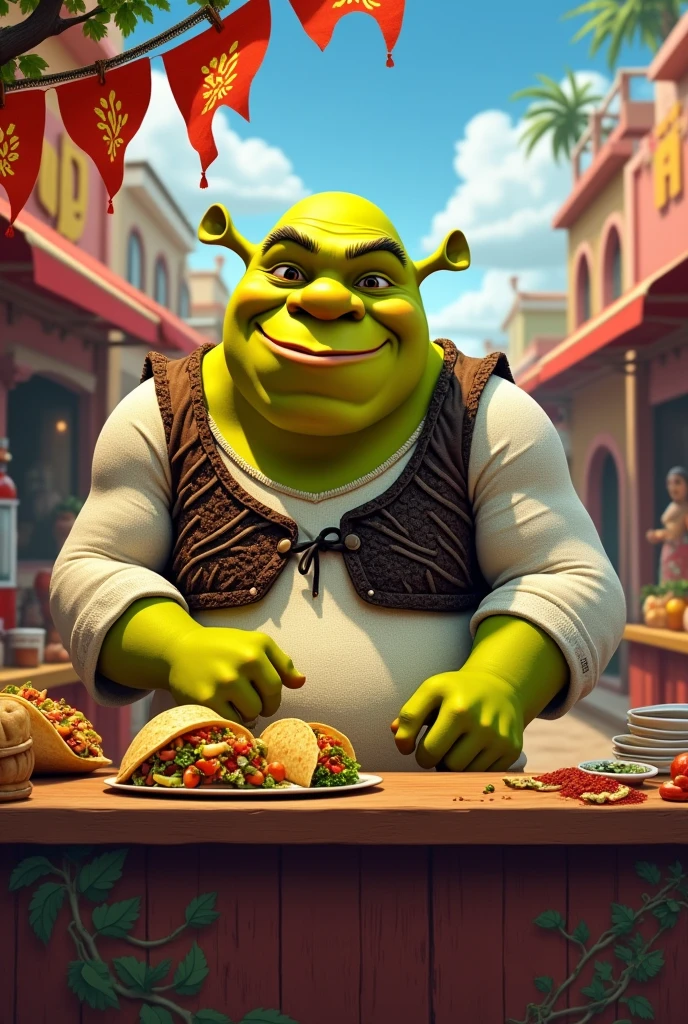 Shrek taquero