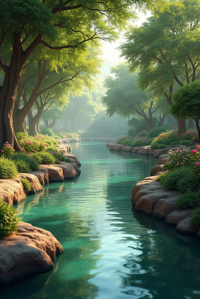 Garden river and oud
