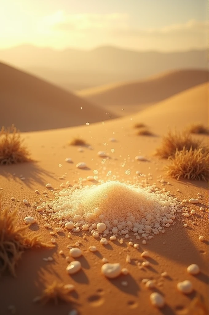 Manna that the people of Israel ate in the desert