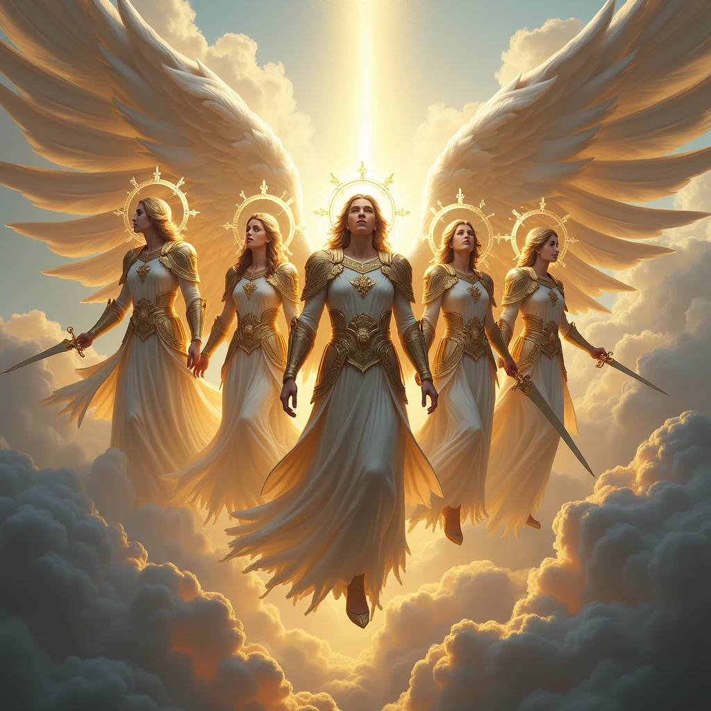 I want an image of THE ARCHANGELS – LEADERS OF THE CELESTIAL ARMIES