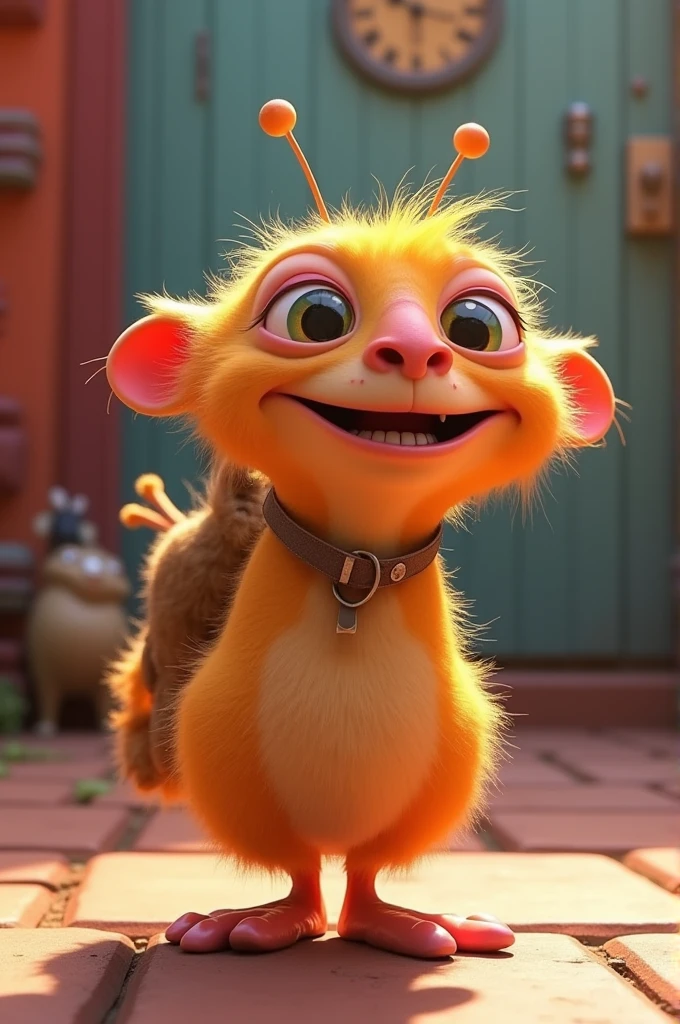 create image of a Disney pixar character with a funny appearance