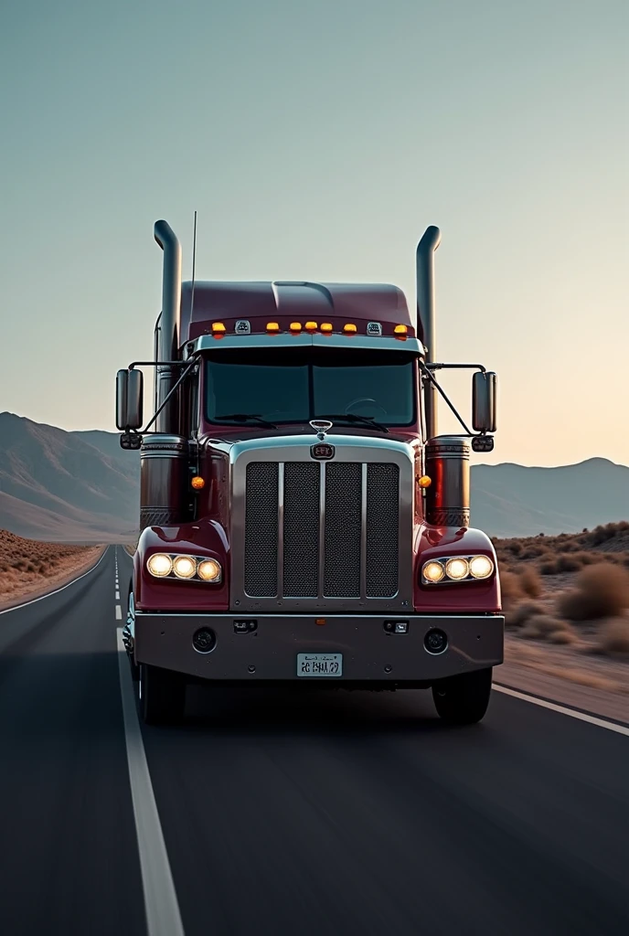 create a wallpaper with a truck in the background with the writing js oliveira in front