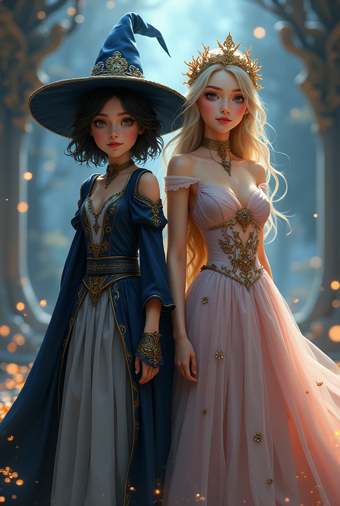 Witch girl and princess