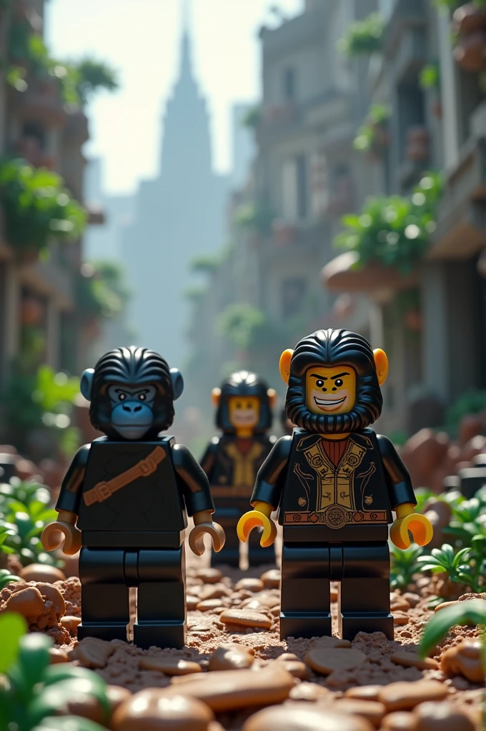 Lego Planet of the Apes, make Caesar and other primates lego version.