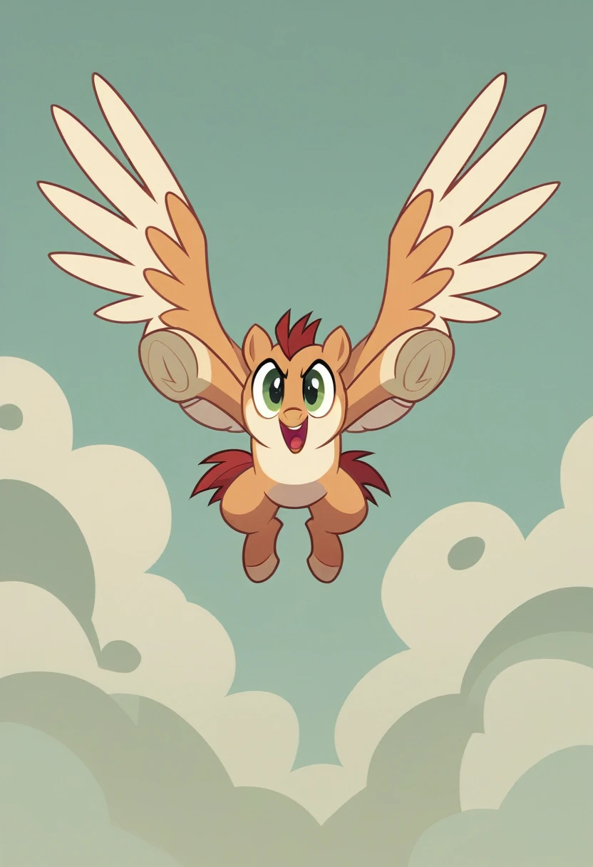 Pegasus flying over Germany, sharp edges, masterpiece, drawn with pencil, Vector image, front view