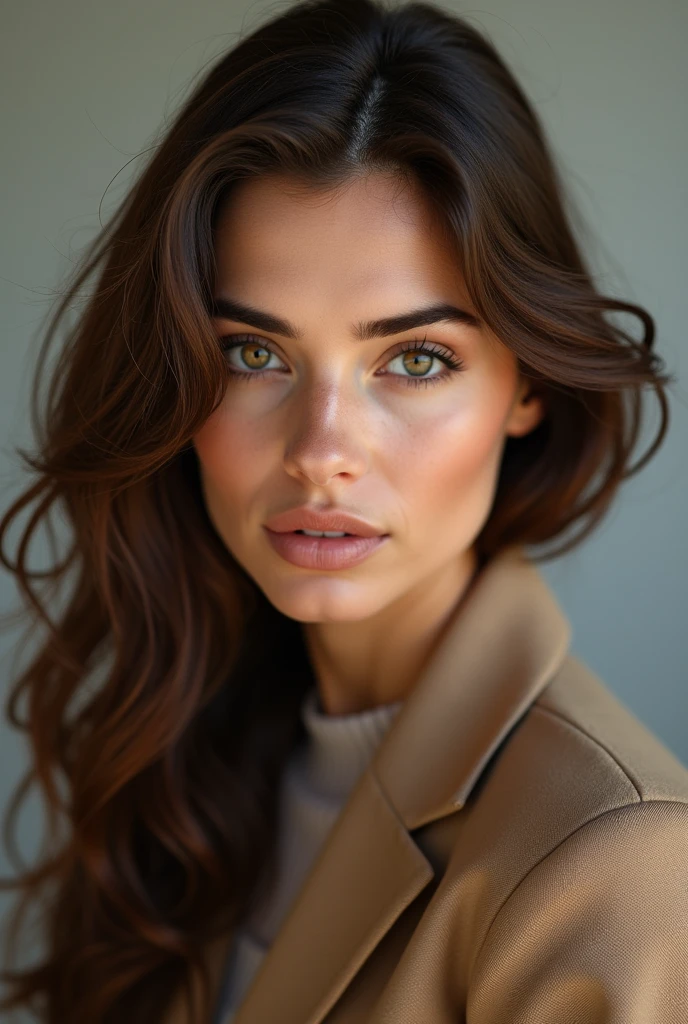 Prominent figure in the world of fashion, This Italian woman, with her unmistakable brown hair and her honey eyes, She masterfully combines her role as a designer and model