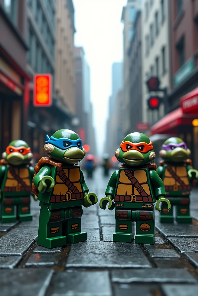Lego version of the ninja turtles
