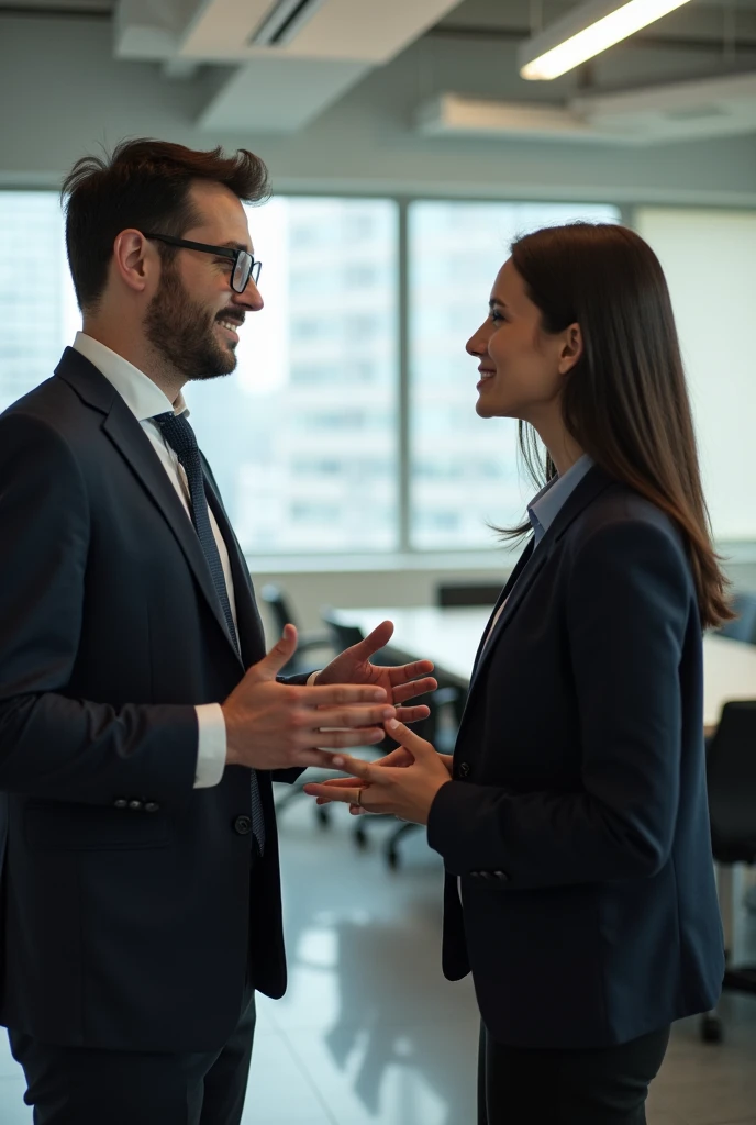 Viñeta 3:
scene: A colleague suggests a registration system for loaning documents.
Text: "You should keep a record of every document you lend., with name and date."