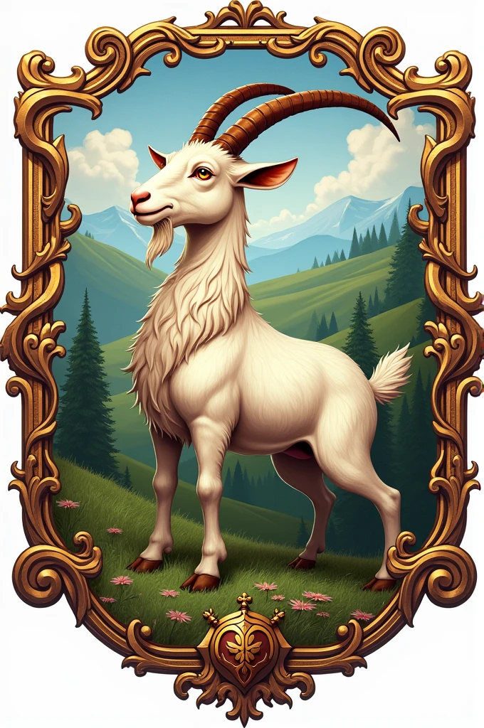 generate a coat of arms called "KKKKiG" and the significant sign will be a goat