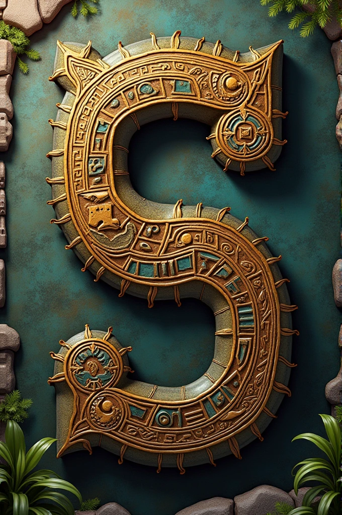Generates a style of letters with Mayan decoration