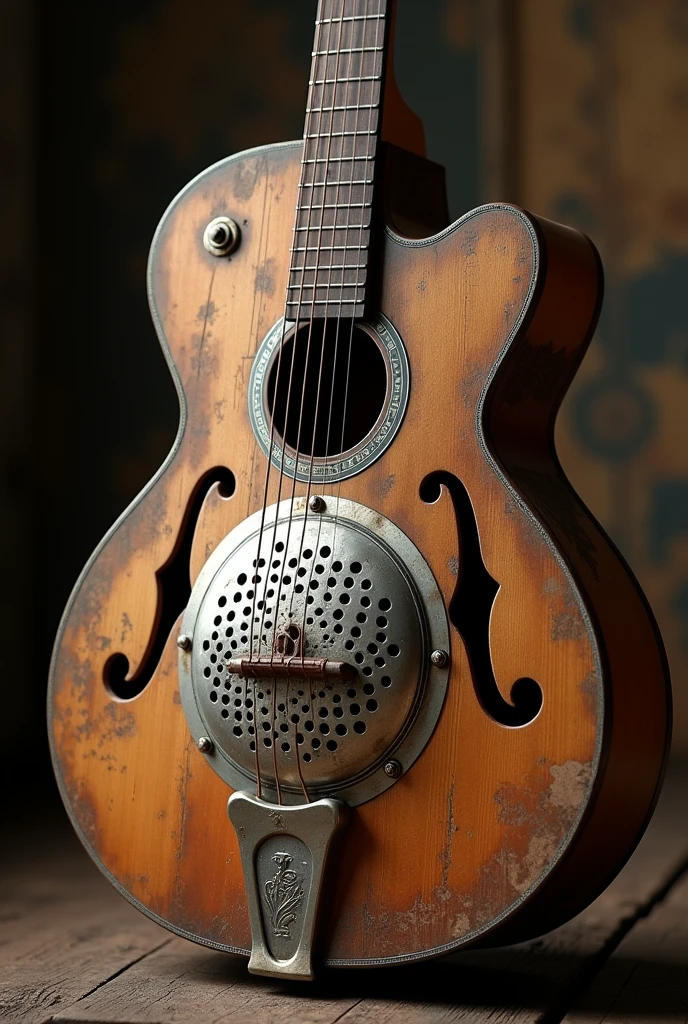 one of the first resonators with an old and antique look