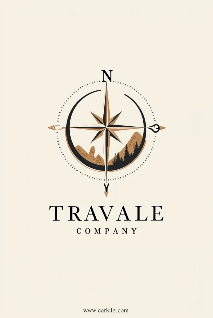 Create a beautiful travel company logo
