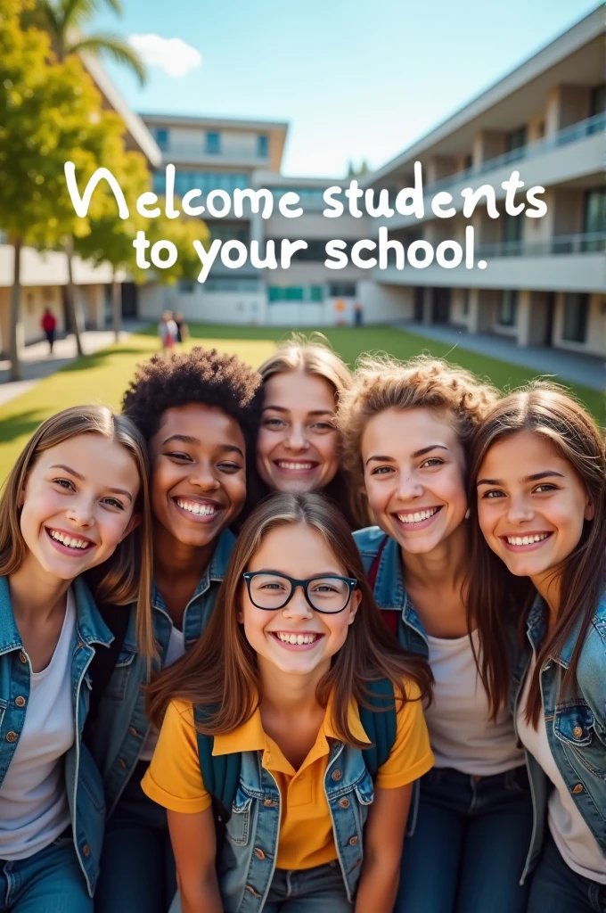 A cover for Facebook, in which it says welcome students to your school, secondary school 212 