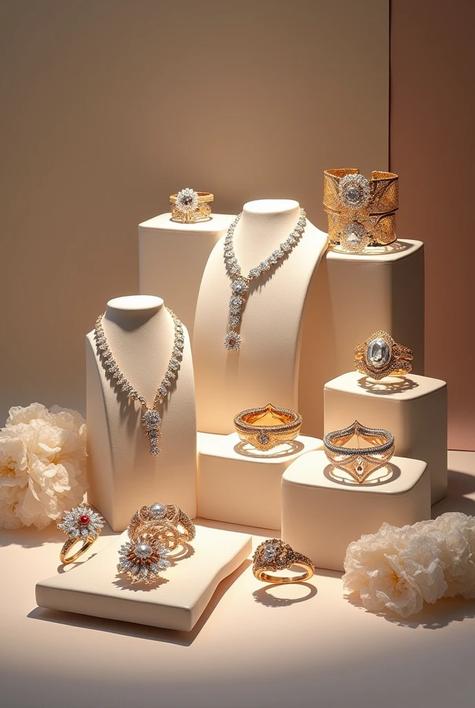 an image for the most exclusive section of a jewelry store website showing the jewelry