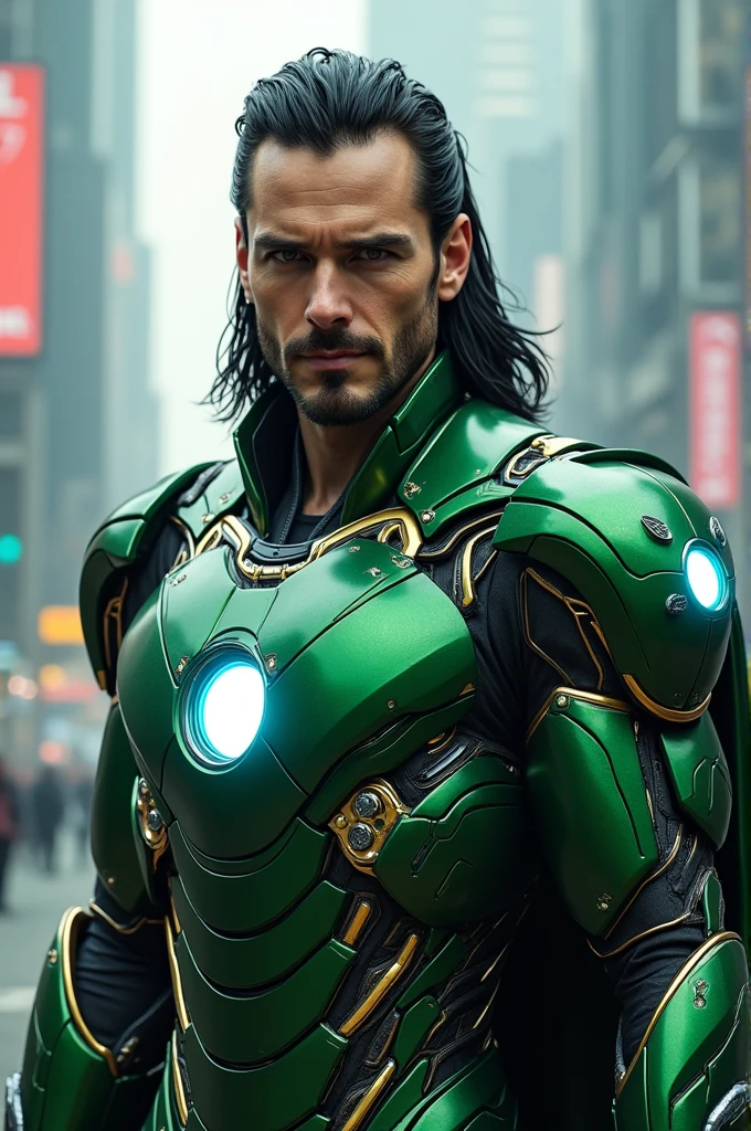 Loki in Ironman costume