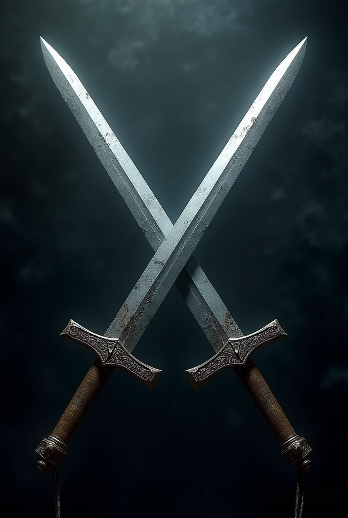 Two crossed swords