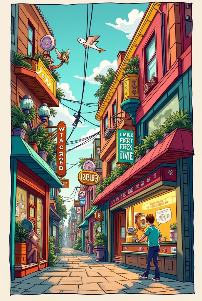 Create a comic strip