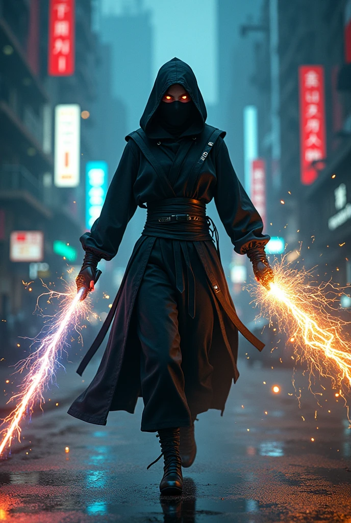 A ninja with douma eyes who handles all the elements