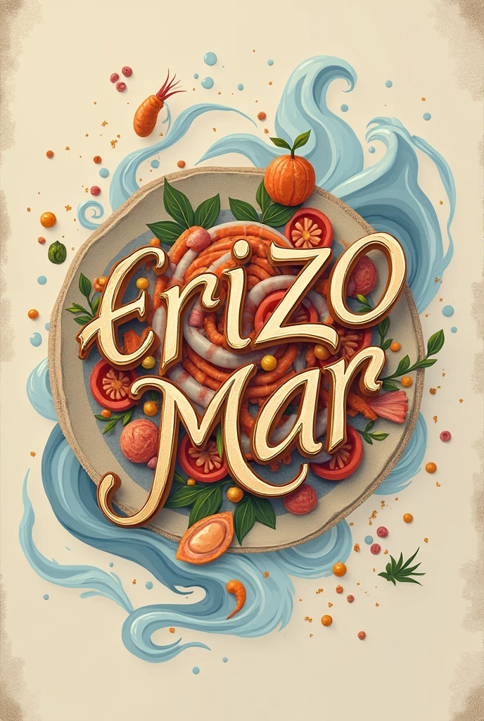 Name of a cevicheria that is called "erizomar" with pretty letters 